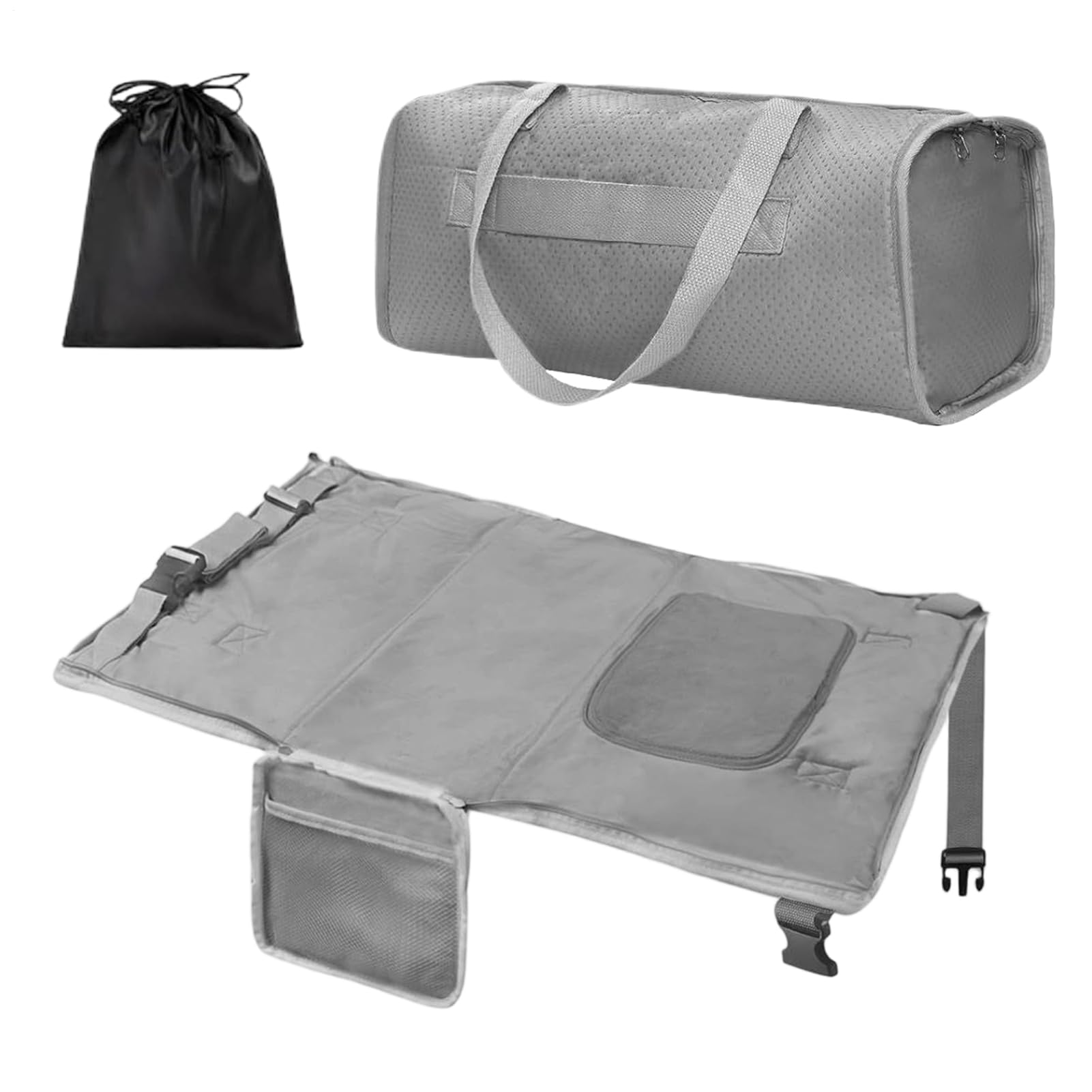 Extension de siège avion enfant pour faire dormir bébé en vol long-courrier