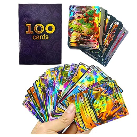 pokemon v kort Original GX ex mega vmax kort Pokimon kort spel booster box English Trading Collection Battle Card leksaker 100st