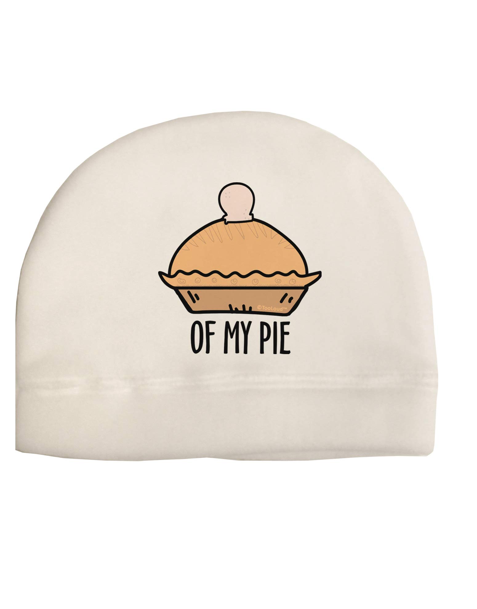 TOOLOUD of My Pie Thanksgiving Couples Theme Child Fleece Beanie Cap Hat White