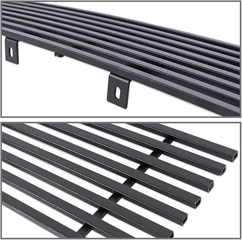 Miniatura 7 de PIT66 Parrilla de parachoques delantero inferior en bloques negro, compatible con Ford 2009-2014 F150 F-150 Pickcup, parrilla horizontal negra (no