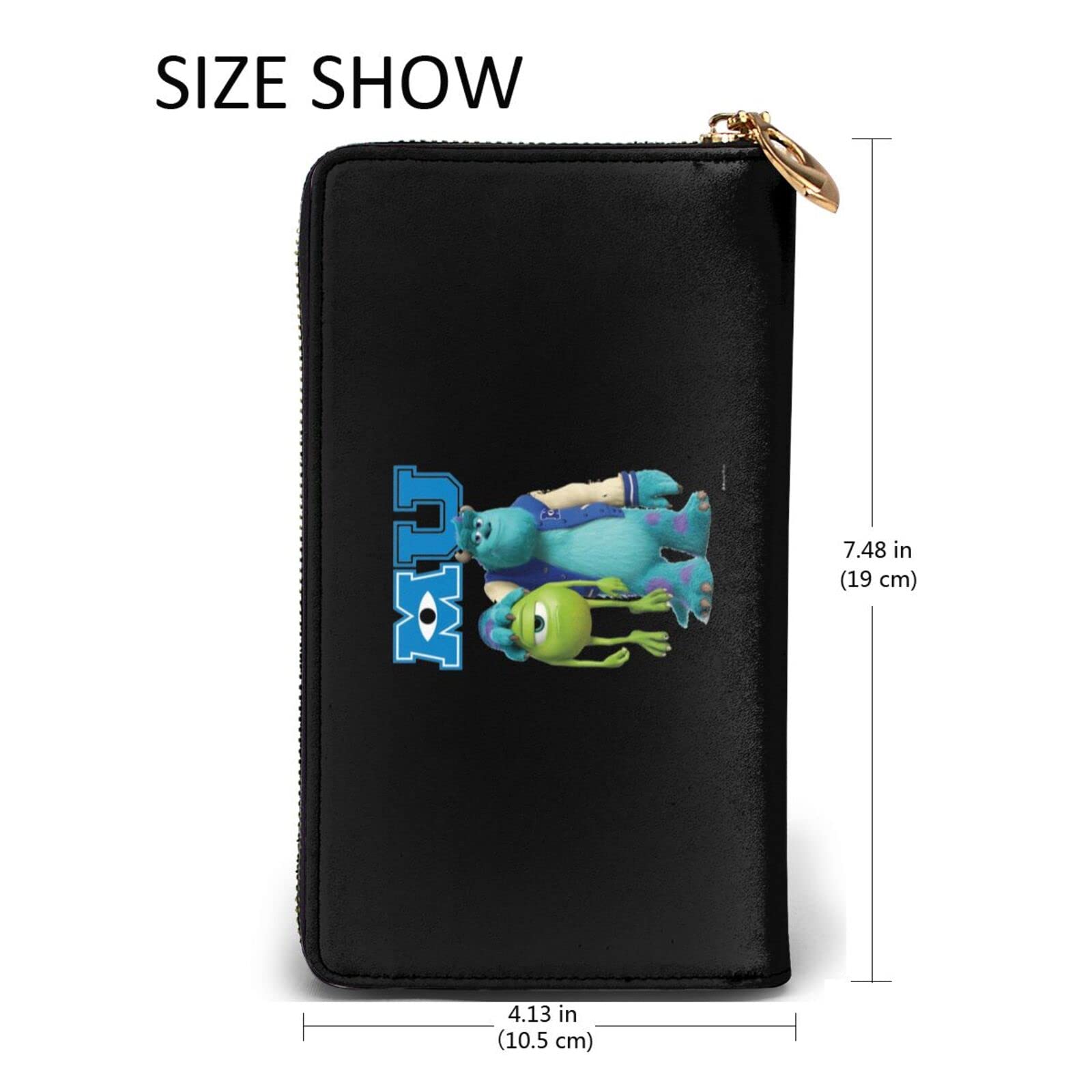 Amazon.co.jp: 財布 長財布 モンスターズ インク マイク サリー ウォレット 小銭入れ コインケース スマホ財布 カード入れ  ファスナー財布 レザー 大容量 ビジネス 多機能 たっぷり収納 薄い 通学 通勤 軽量 携帯に便利である 人気 プレゼント 男女通用 父の日 誕生日  ...