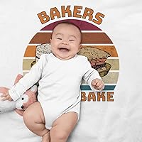 Vista 3 de Bakers Gonna Bake - Manta para bebé, diseño de pastel, manta de bebé fresca