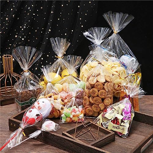 LINSOCLE Geschenkfolie Transparent, Cellophanfolie Rolle, 80CM x 30M Klarsichtfolie Geschenkfolie, Klare Cellophan zum Einwickeln von Geschenkkörben, Blumenfolie für Blumen Geschenkkörbe Wrap