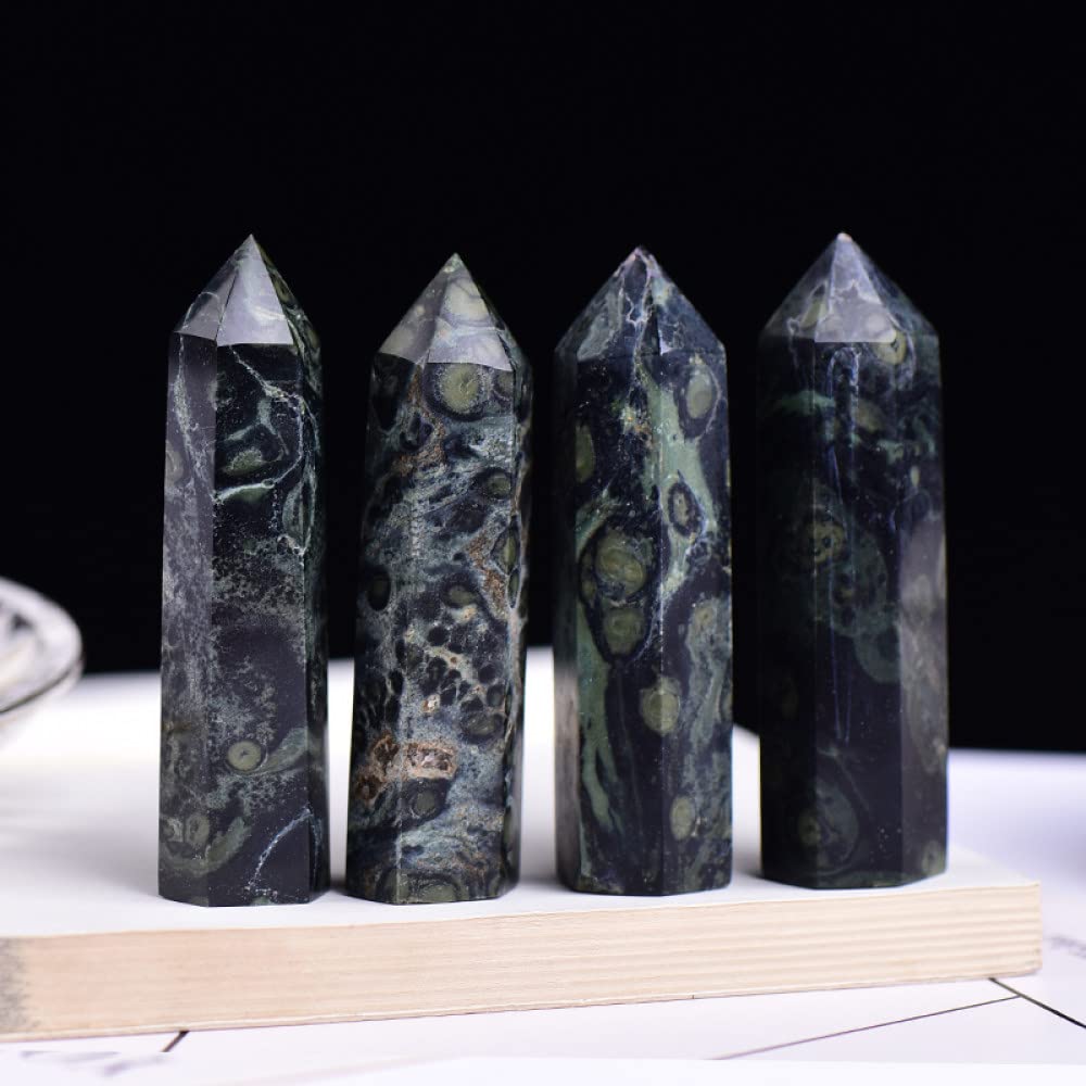 Baguette de malachite naturelle 60mm point énergie pour cristaux