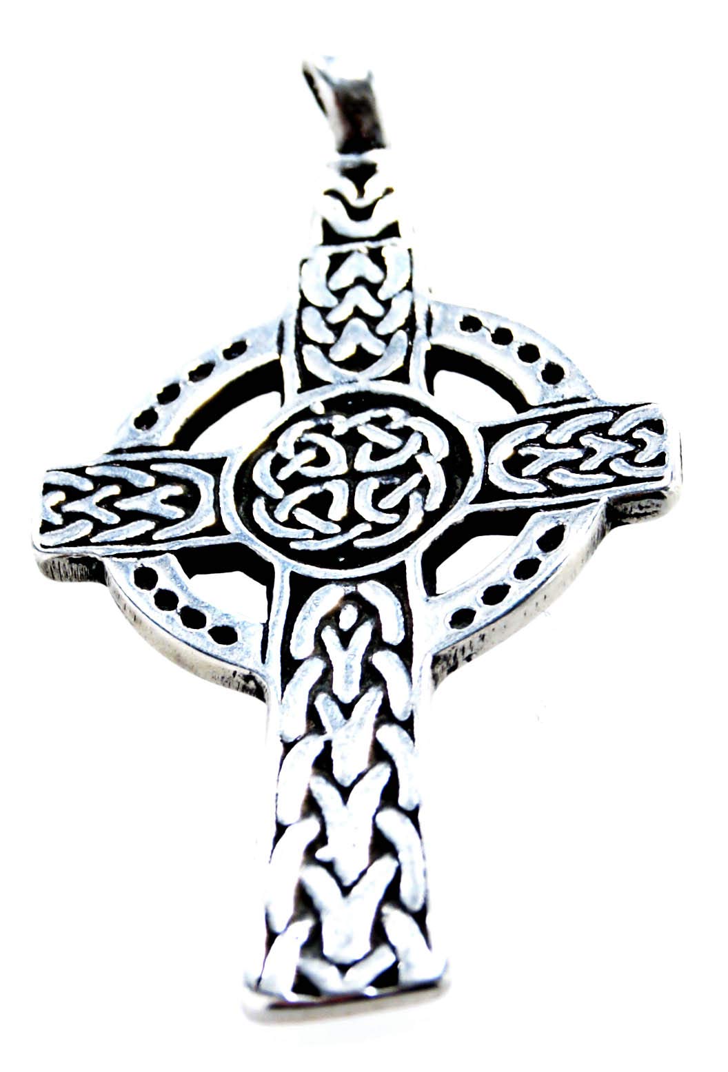 Kiss of Leather Keltisches Kreuz Anhänger aus 925 Sterling Silber Nr.31