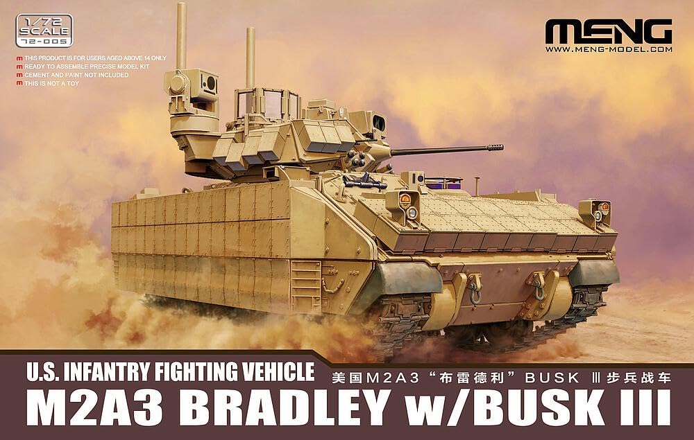 Meng Model 1:72 - US M2a3 Bradley w/BUSK III