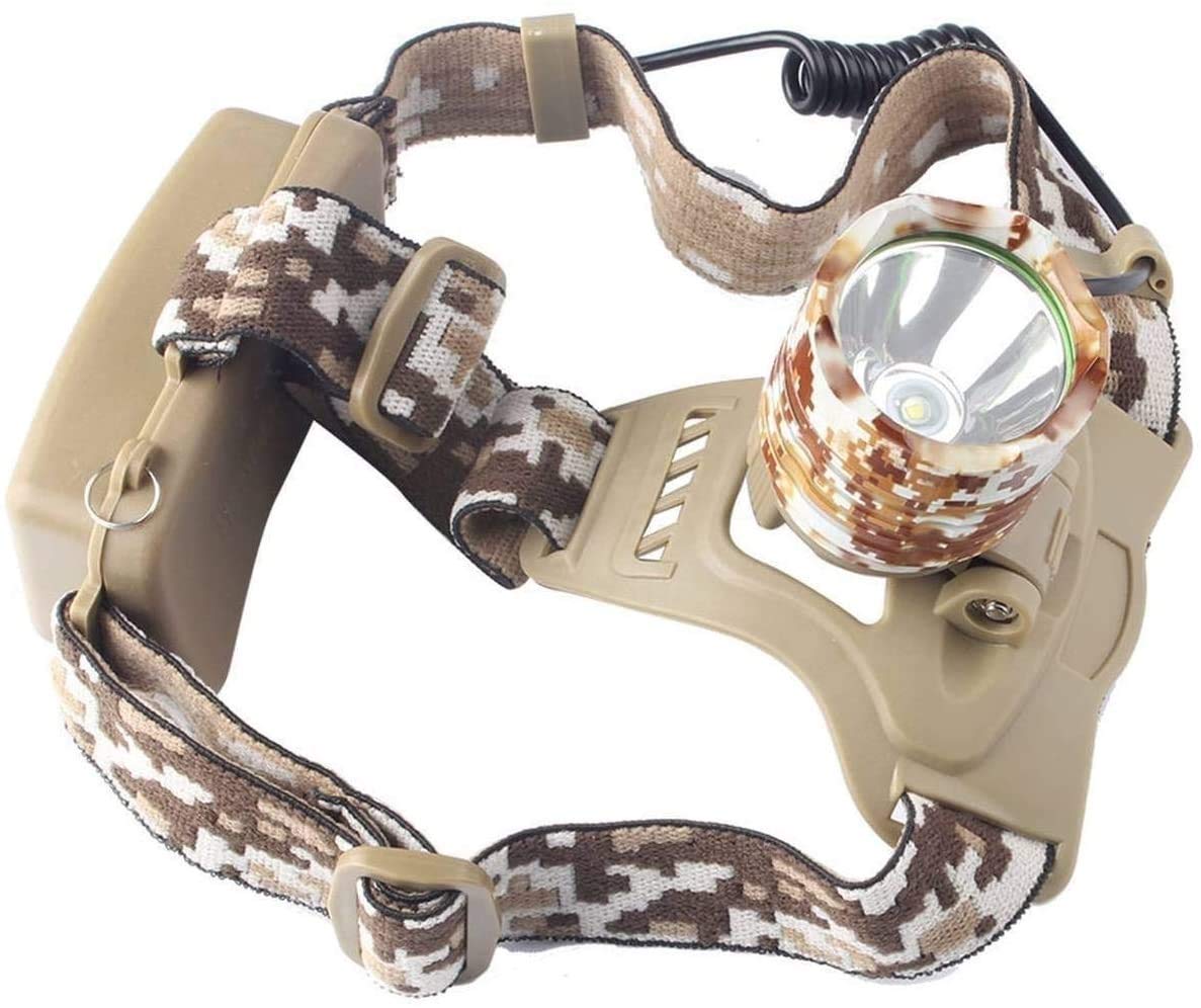 Latarka czołowa ADITAM Led-T6 Spot (ostrość), 3 tryby, 8000 lumenów Wodoodporna ładowana przez USB, bliska praca Head Light na zewnątrz Camping Double the comfort