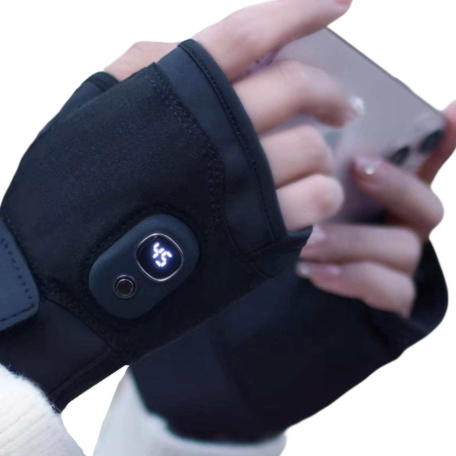 1 Paire de Gants de Cyclisme d ' Hiver, des Gants Chauds avec systèmes de Chauffage intégrés assurent la Pendant Les balades à Froid pour Le Cyclisme d ' Hiver en Plein air