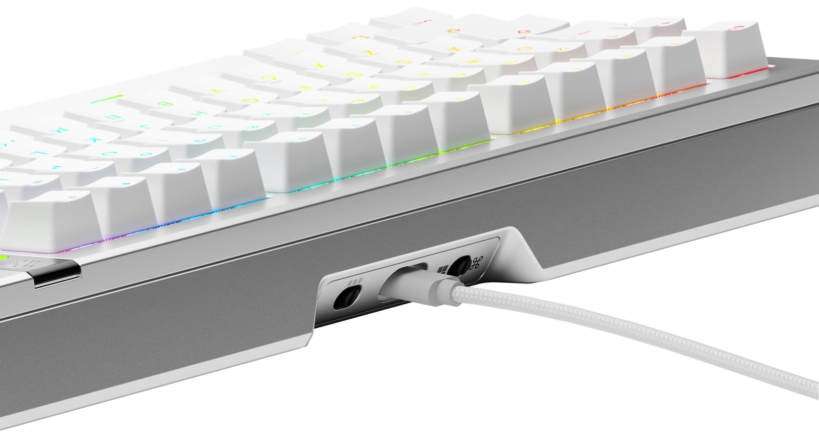 GLORIOUS GMMK 3 Pro 75% Teclado Mecánico Hot Swap QWERTY US | Carcasa de aluminio sólido, juntas modulares adaptables, mecanismos de cinco pines, sistema de amortiguación fonoabsorbente