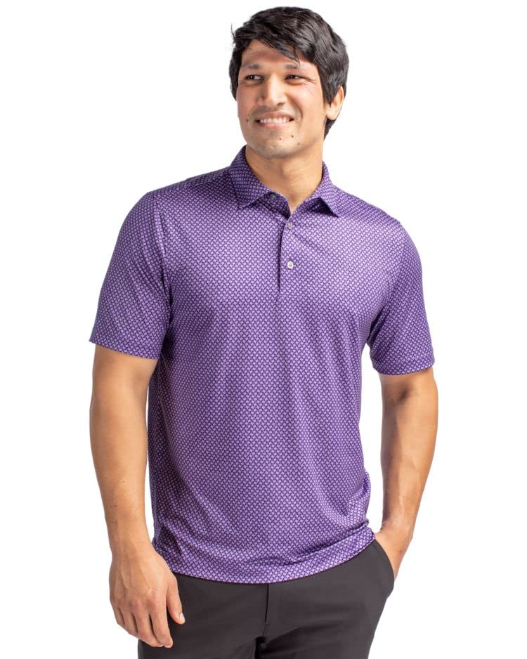 Cutter & Buck Pike Banner Print Stretch Men's Polo3
