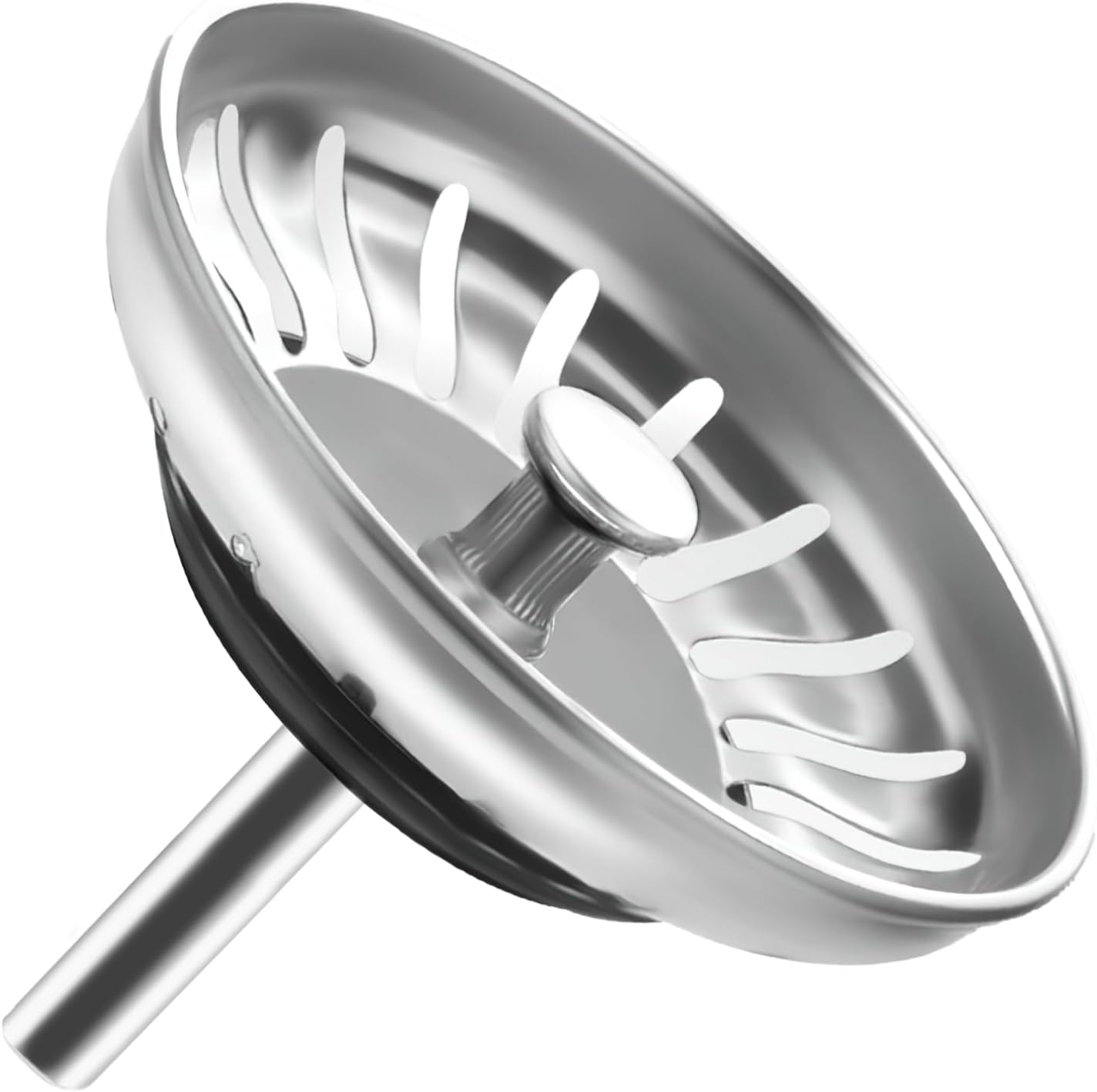 Kitchen Sink Plug Strainer, Stainless Steel Universal Dual Function