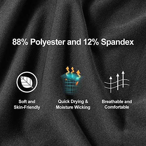 Roadbox Men's Compression Thights Leggings - 1/2/3 Pack Cool Dry Base Layer Pants for Training Gym Workout Running Cycling - Image 6