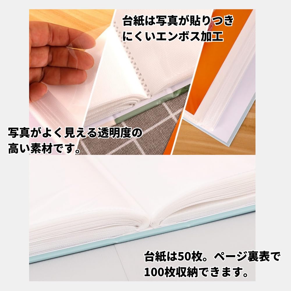Amazon.co.jp: アルバム 写真 はがき 大容量 2冊セット ポストカード
