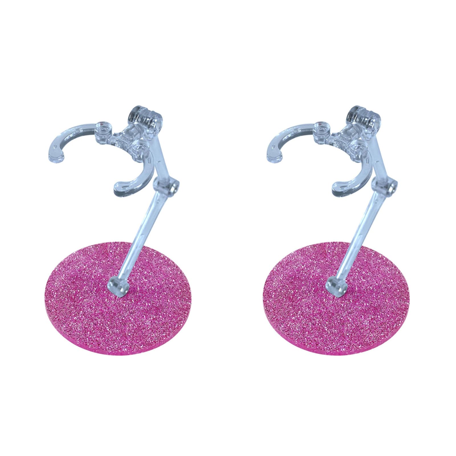 hogtnd Quick Assembly Model Figures Display Stand, Figures Display Base for Anime Dolls and Miniature Statues, Pack of 2 Stand
