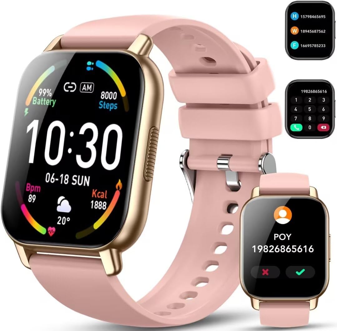 ontre Connectée Hoe Fee, 1.39 HD Sartwatch avec Appel Bluetooth, 112+ Sportifs ontre