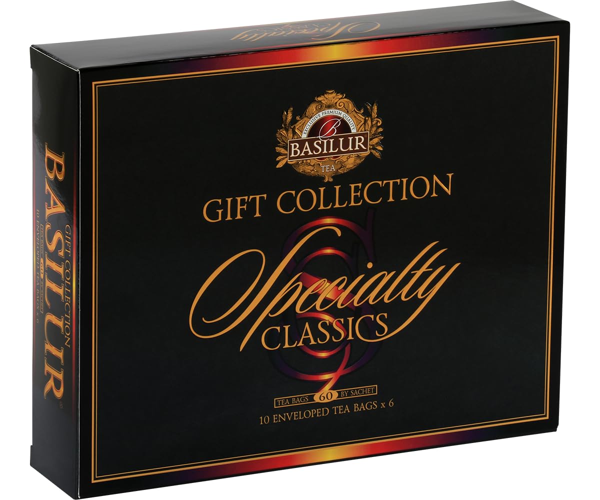 Basilur Specialty Black and Green Tea Gift Collection 60 bags