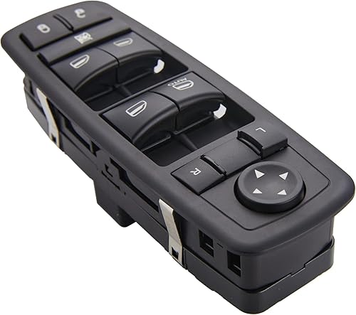 Miniatura 7 de ZAPUSS Interruptor maestro de ventana para Jeep Liberty 2008-2012, Dodge Journey 2009-2010, Dodge Nitro 2008-2012 (luz verde) OE4602632AH