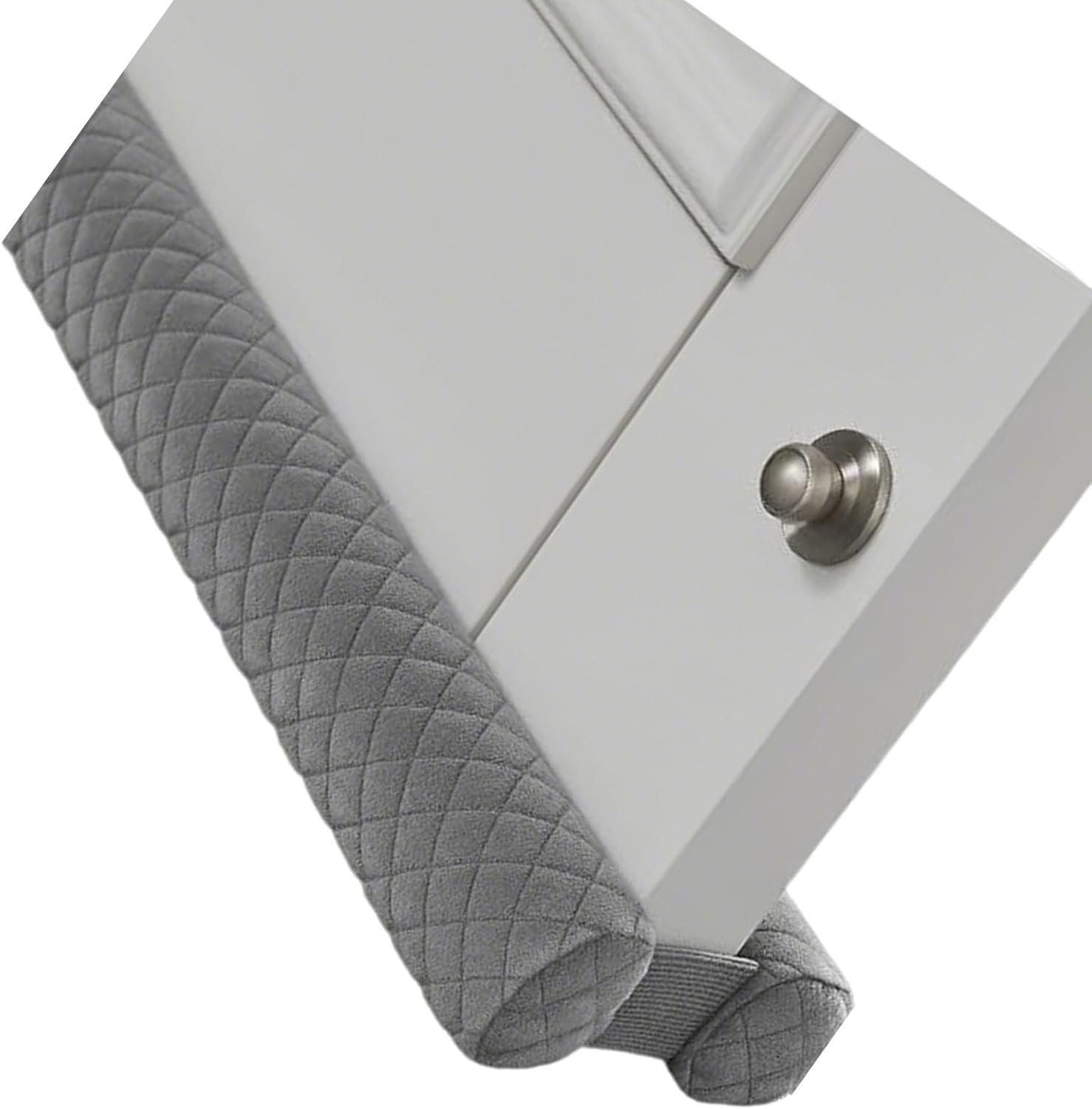 Stylish Velvets Door Bottom Seal Blends with Decoration Insulates Against Drafts Noise and Light for Privacy Washable Seal Strips