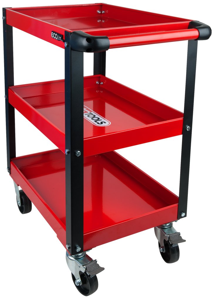KS Tools 890.0001 ECOline Carrello di servizio per officina in lamiera, 850x680x425mm