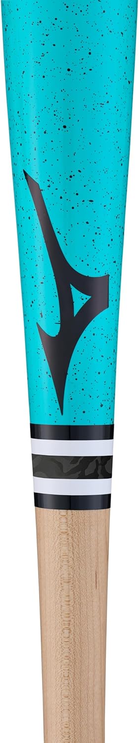 Mizuno Mens Pro Batch MZM 110 Maple Wood Baseball Bat, Teal Green, 32 Inches