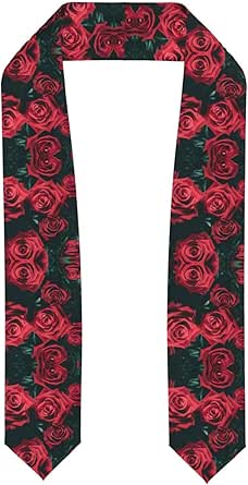 Amazon.com: CarXs Red Rose Graduation Shawl Stole â€“ Class ...