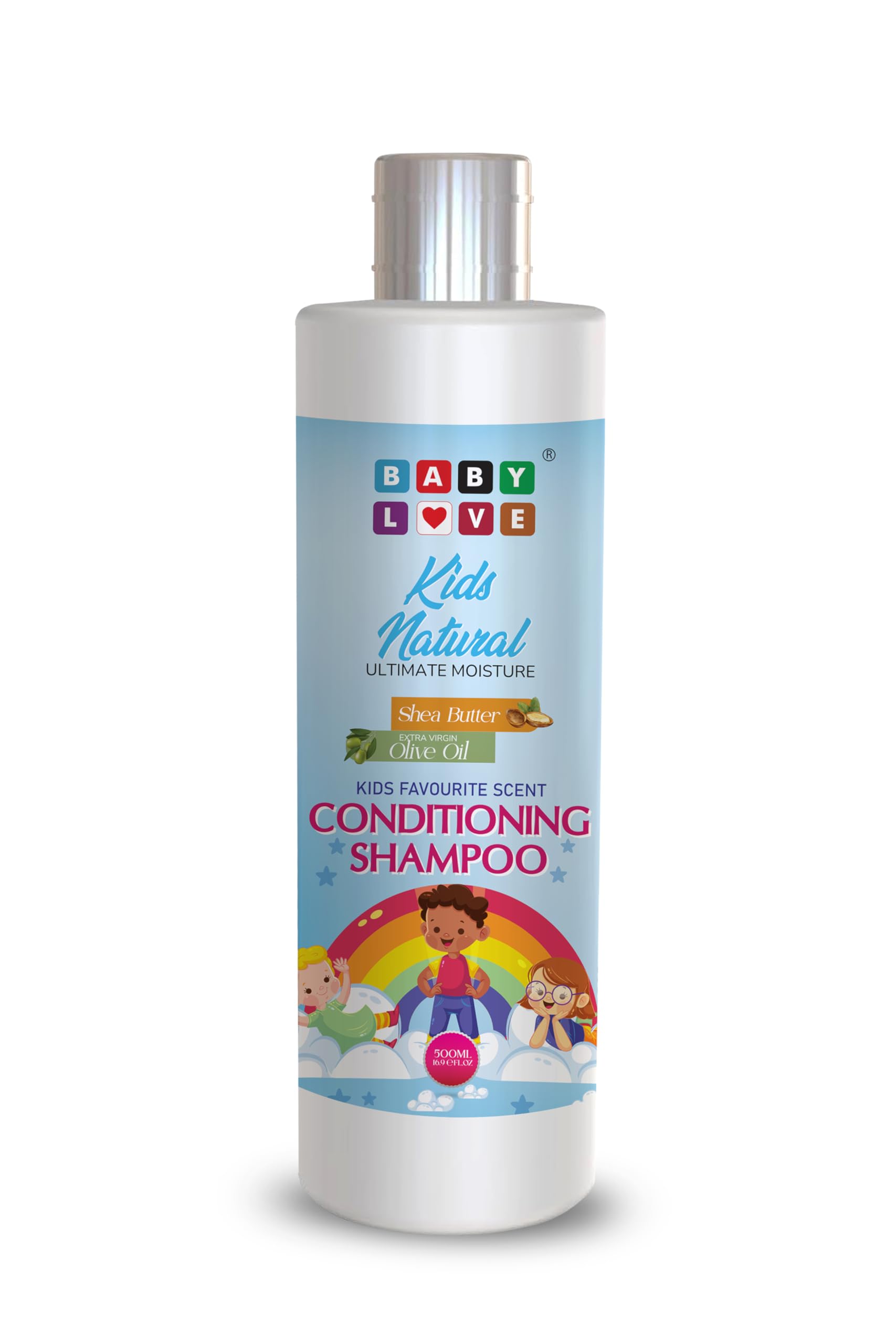 ican Baby Love Kid's Natural Moisturising Conditioning Shampoo 500ml, 500 ml (Pack of 1)