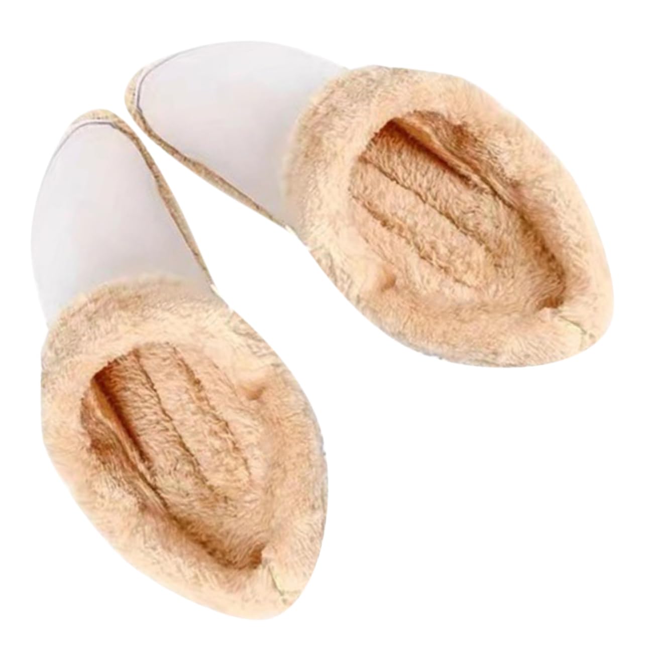 5pares Inserts De Invierno Para Zapatillas De Mujer Forros De Peluche Extraíbles Plantillas Cálidas y Suaves Para Calzado Agujereado Confortables y Fáciles De Limpiar