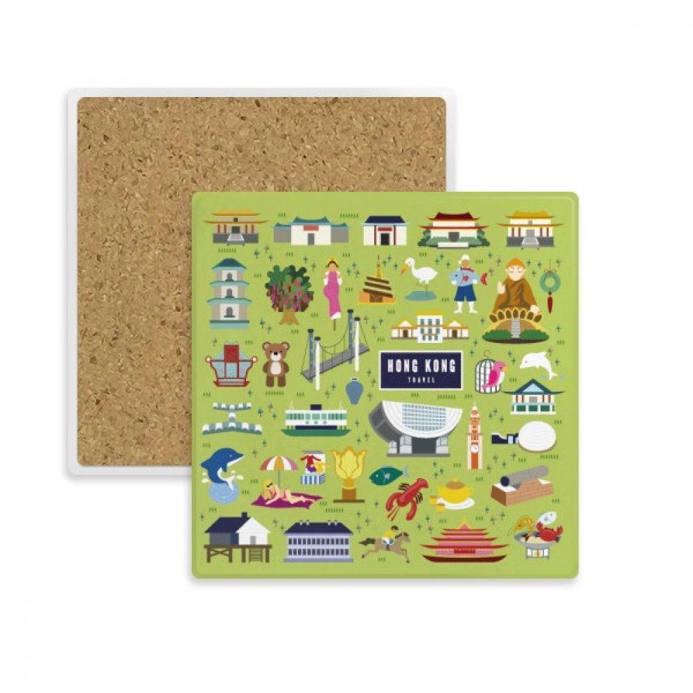 Sous-verre absorbant Hong Kong anti-tache pour préserver vos tables en bois
