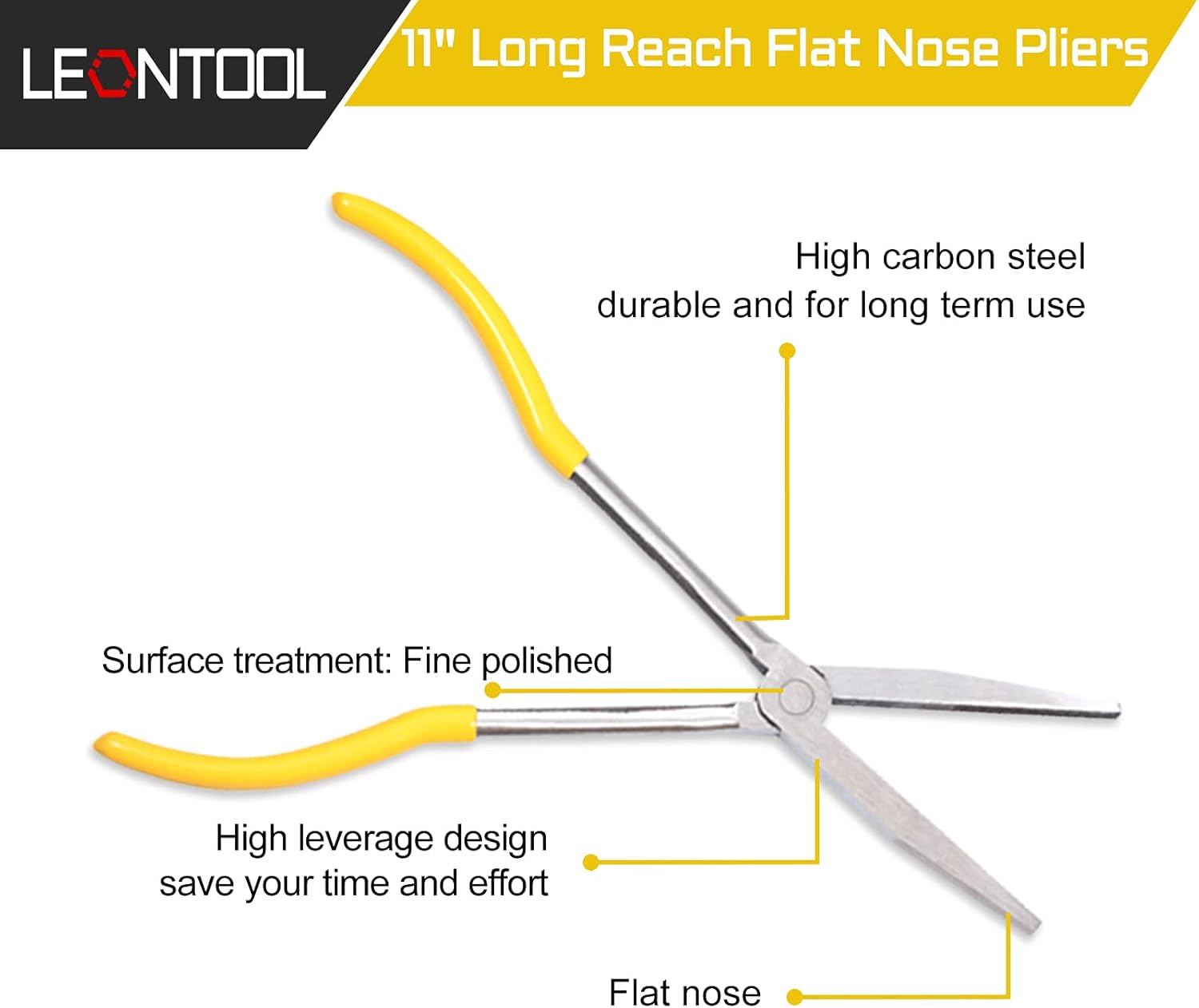 Steelman 11-Inch Extra-Long Reach Flat Duckbill Nose Pliers U2013 Steelman