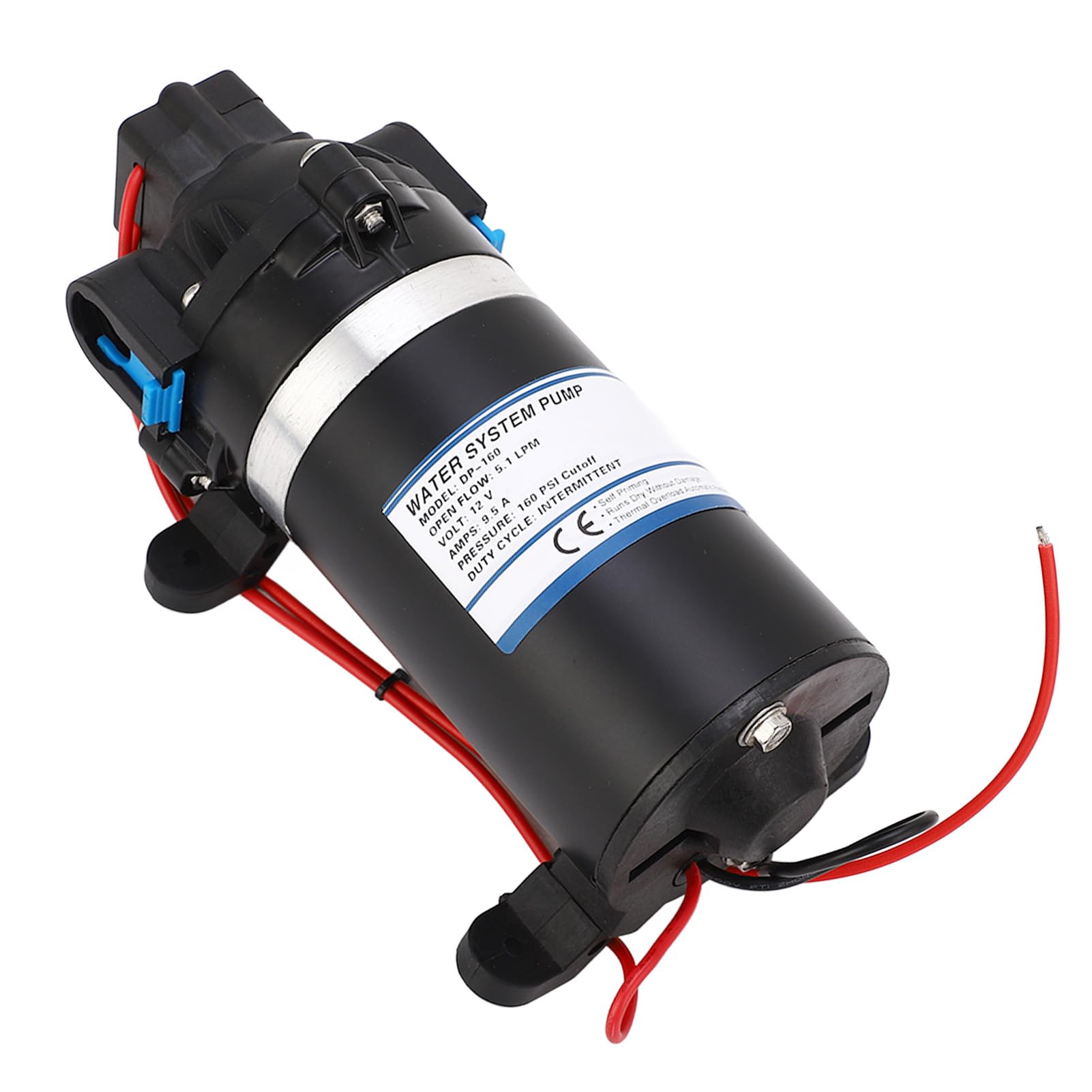 Bomba de Diafragma Bomba de Refuerzo Transferencia DC 12V 160PSI 5.1LPM Elevación Descarga [marcador posición] con Interruptor Presión Operación en Seco