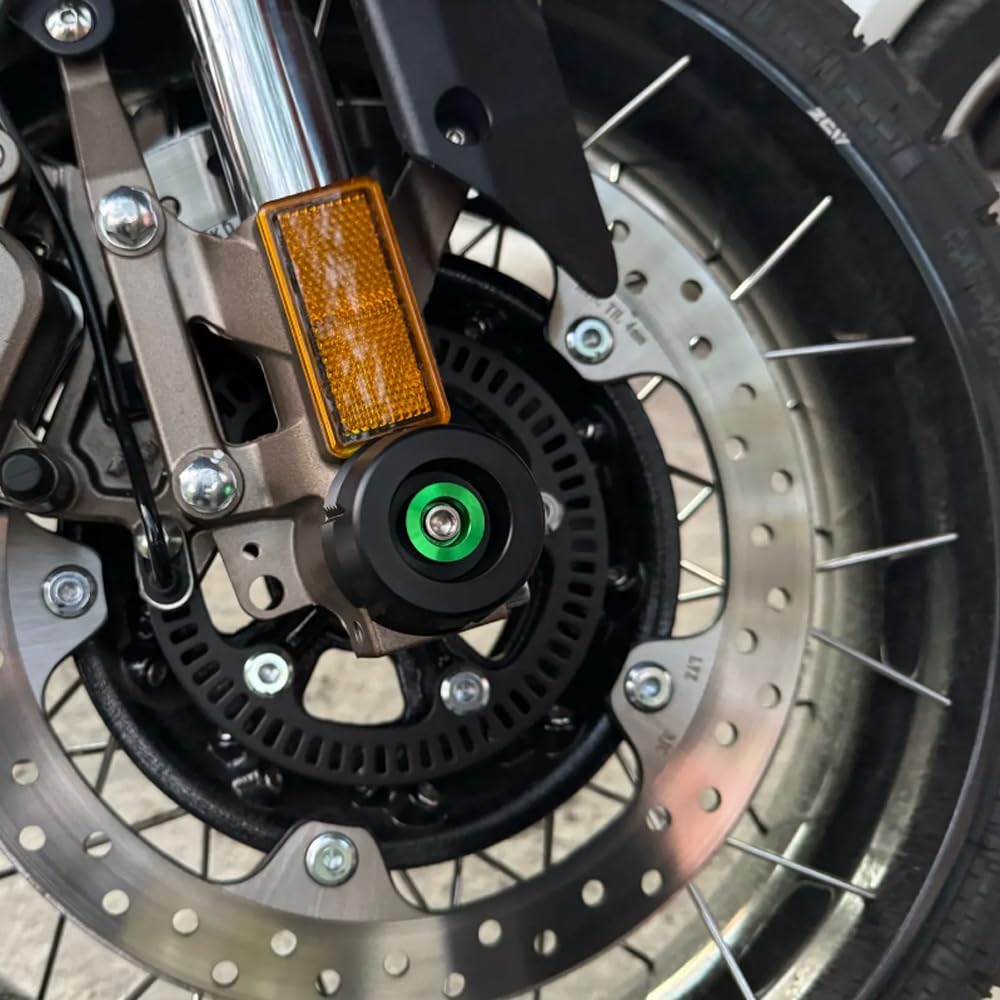 Protezione ruota moto compatibile Z650 Z650RS Ninja 650 NINJA650 KRT 2017-2024 2025 ruota anteriore e posteriore scorrevole asse telaio forcella protezione caduta Crash Pad Z 650