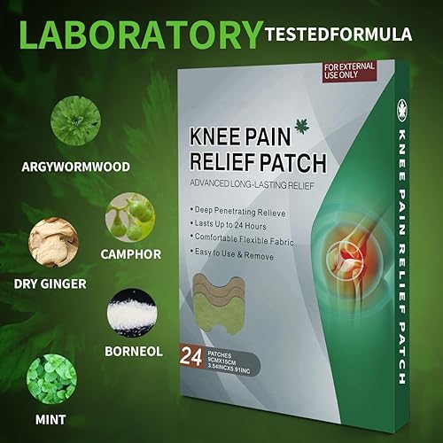 Miniatura 3 de Parches de rodilla  Máxima fuerza  Alivio duradero para articulaciones y músculos  48 unidades (paquete de 2)