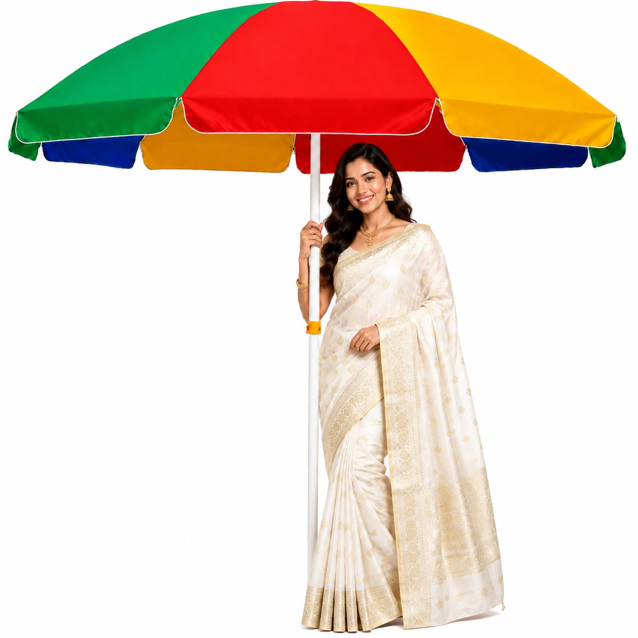 Garden Umbrella 7FT Outdoor Umbrella Patio Umbrella Portable Shade Deck Use Terrace Use Sun Shade Cafe Use Commercial Use (Multicolor)-image-36