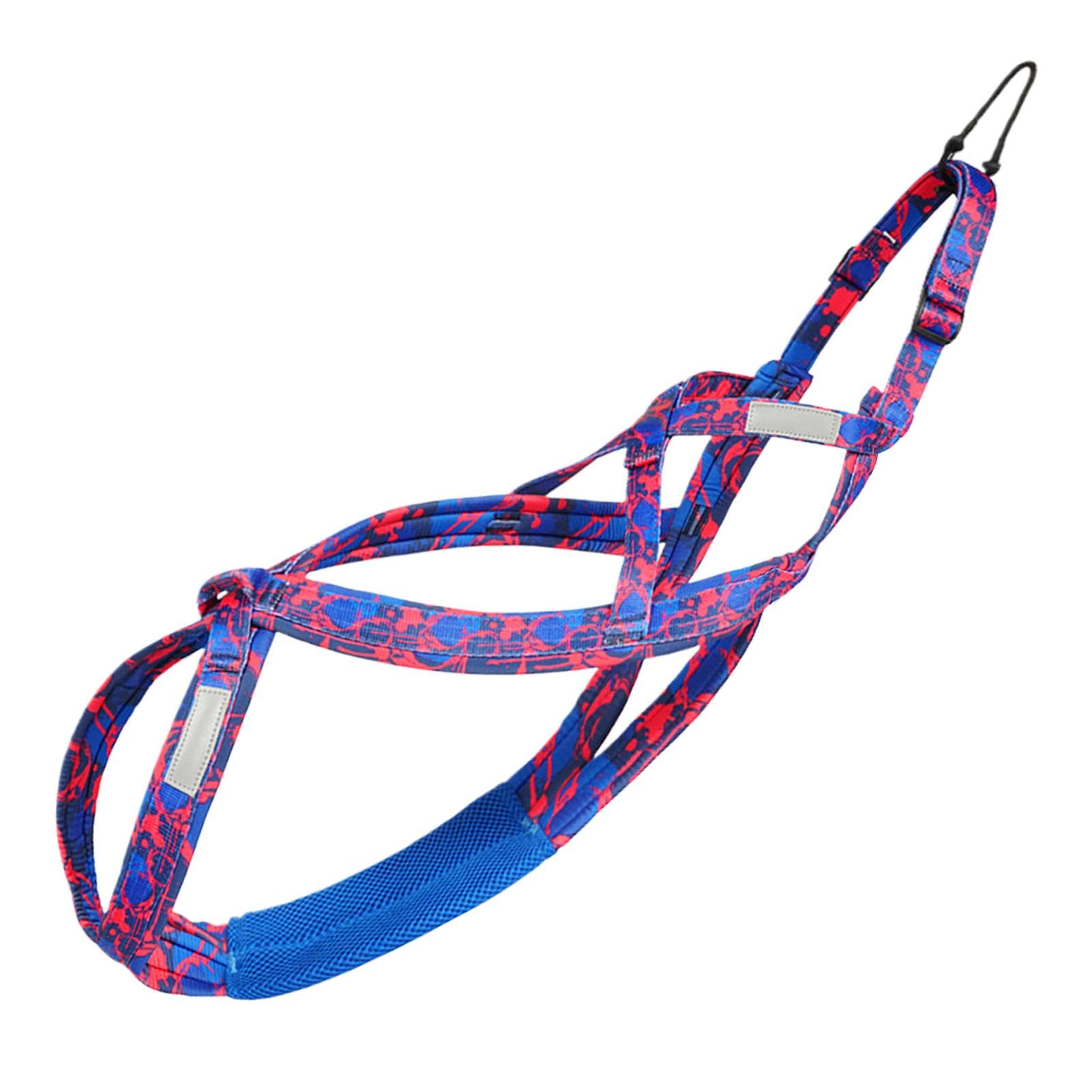 Harnais de traction pour chiens multifonction en nylon tressé haute densité
