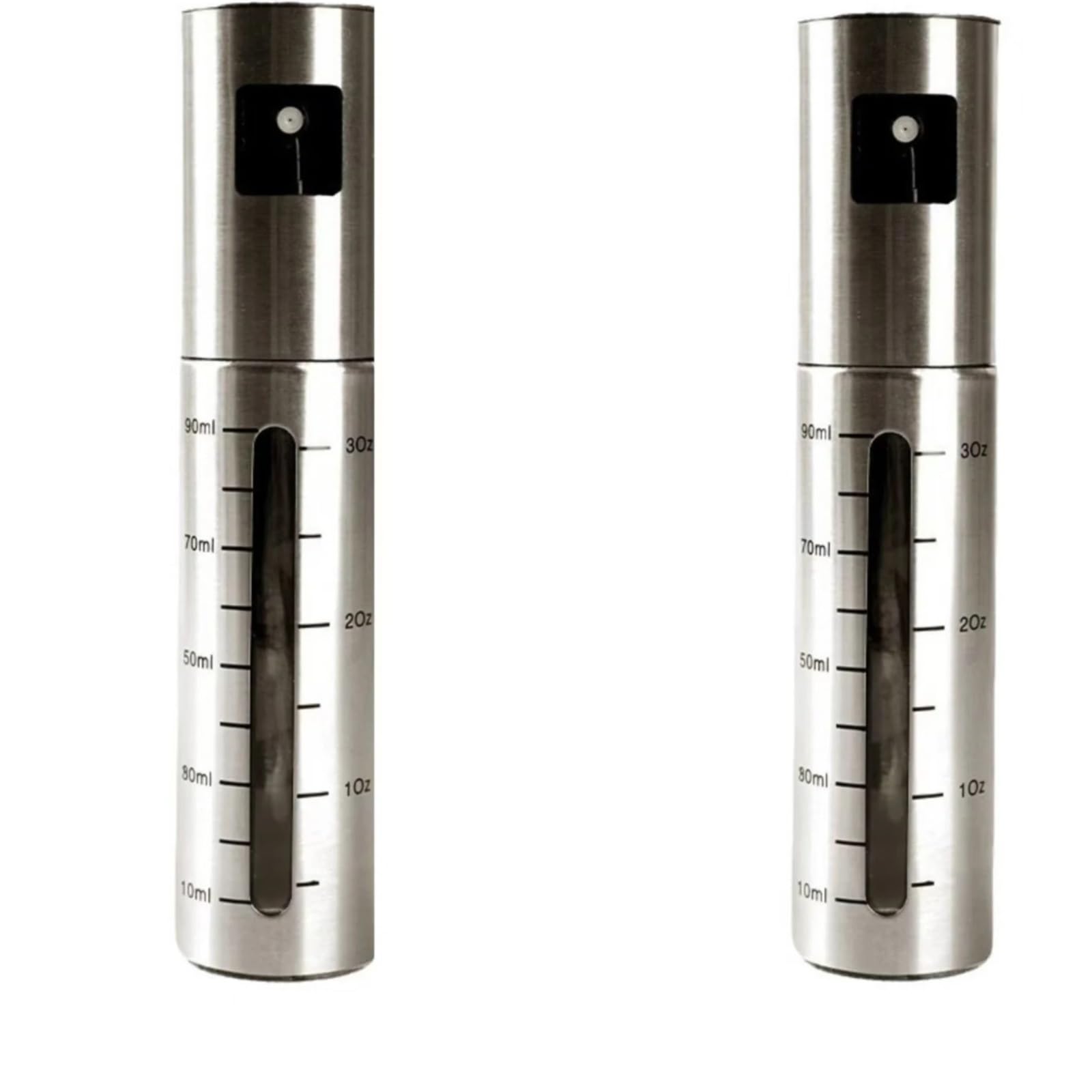 Condimento for barbecue con erogatore for bottiglia di olio in acciaio inossidabile da 100 ml for cucinare(2pcs)