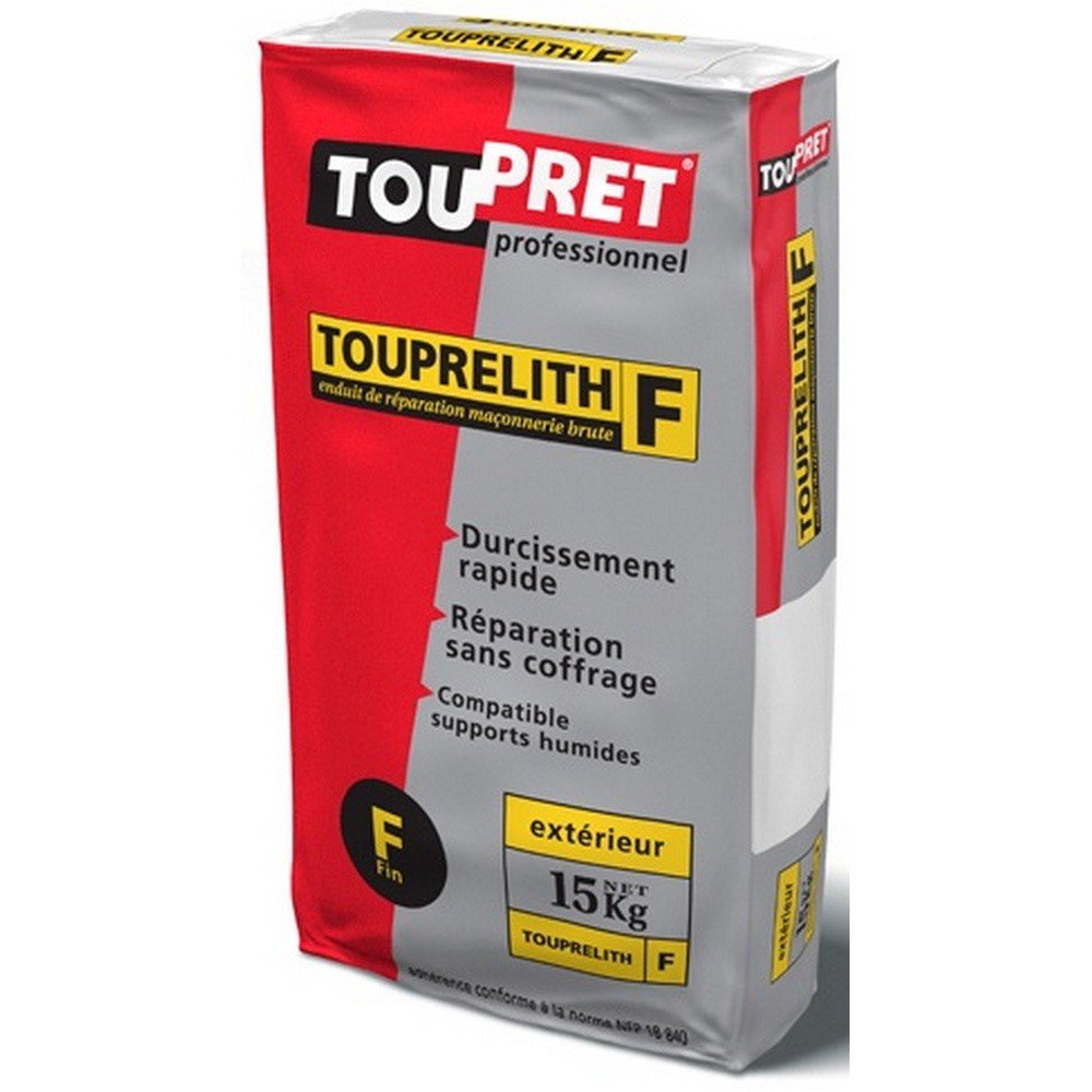 TOUPRET 61507 TOUPRELITH F Masonry Repair Filler 15KG