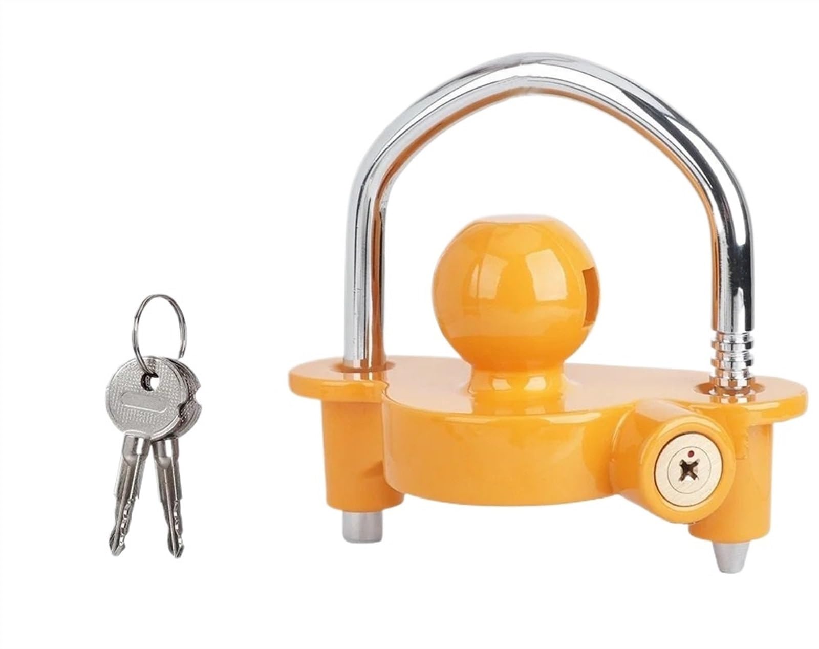 Remolque Coche Acoplamiento de Bola para Remolque con Bloqueo en Forma de U, Universal, Resistente, antirrobo, para Caravana, Accesorios para Remolque Bola Remolque