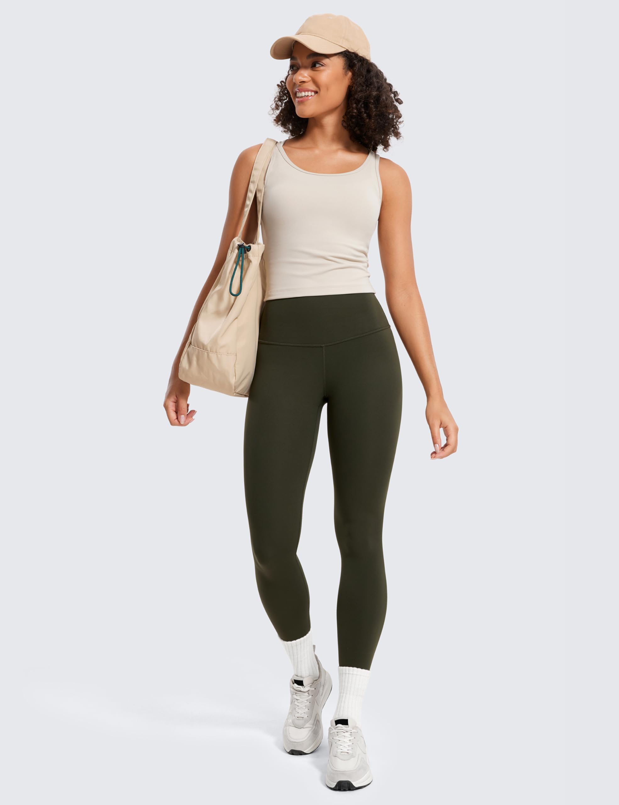 CRZ YOGA Donna Butterluxe A Vita Alta Allenamento Ghette Atletica Pantaloni da Yoga - 64cm/71cm