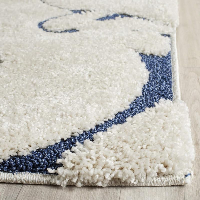 Image of F & B Rugs Luxurious Luck high Density Thick & Soft Shaggy Carpet Microfiber 2 Inch Pile Height 12 x 15 feet
