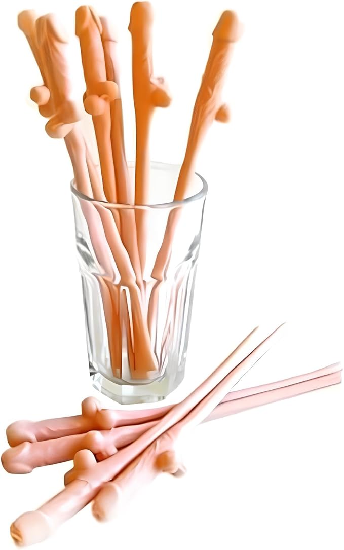 20PCS Hen Party Accessories Willy Straws,Party Girls Night Out