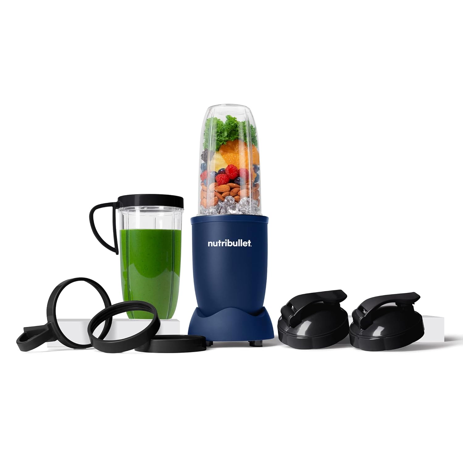 NutriBullet NB9-1301ANB Pro 13 Pcs Matte Navy Blue, 900W image 1