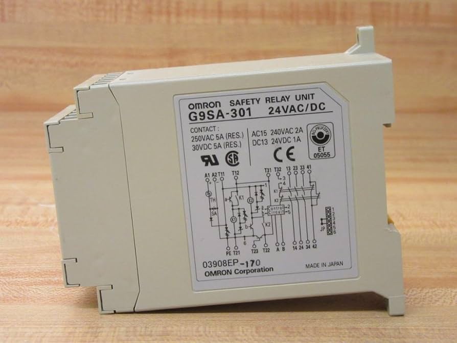 Omron G9SA-301 AC/DC24 Safety Relay Unit - Amazon.com