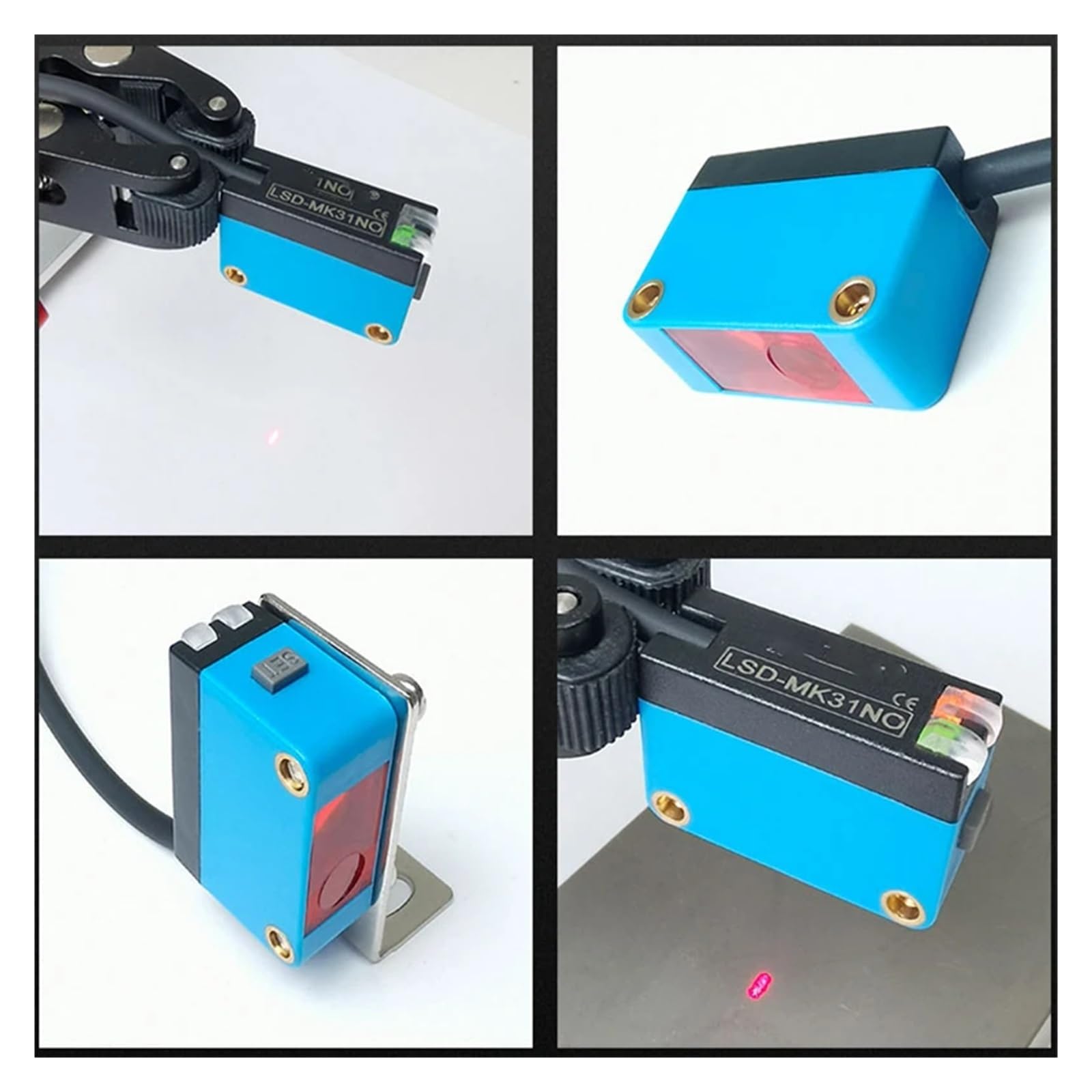 1 Sensor de Alta frecuencia for reconocimiento de Puntos de luz pequeños a Larga Distancia, posicionamiento antivibración, Velocidad de medición y detección de Color.
