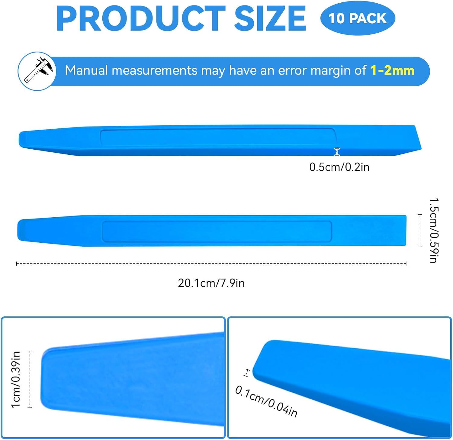 10 Pack Chisel Tip Windshield Sticks, Windshield Installation Tools