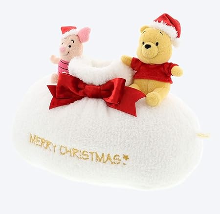 Amazon Co Jp くまのプーさん ピグレット サンタ ぬいぐるみ付き ティッシュケース ディズニークリスマス 19 ディズニー グッズ お土産 東京ディズニーリゾート限定 おもちゃ
