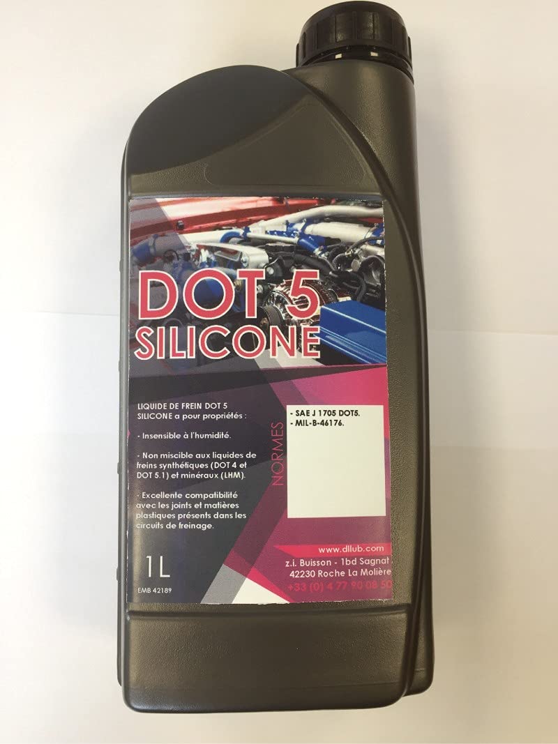DLLUB - LIQUIDE DE FREIN DOT 5 SILICONE - 12 x 1L