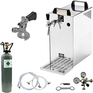 Bierkühler BieTal® Bierzapfanlage 60 Liter 1-leitig KOMPLETTSET - KEG Kombi - CO2 2 Kg