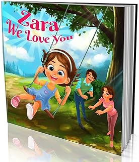 Personalised Story Book by Dinkleboo -"We Love You" - for Kids Aged 2 to 8 Years Old - The perfect book to show your child just how much you love them