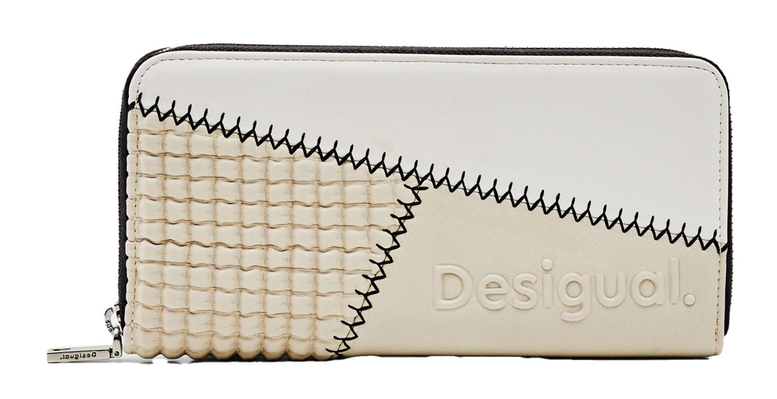 Desigual Mone_GRISOM Fiona, Women's Bi fold Wallet, White,