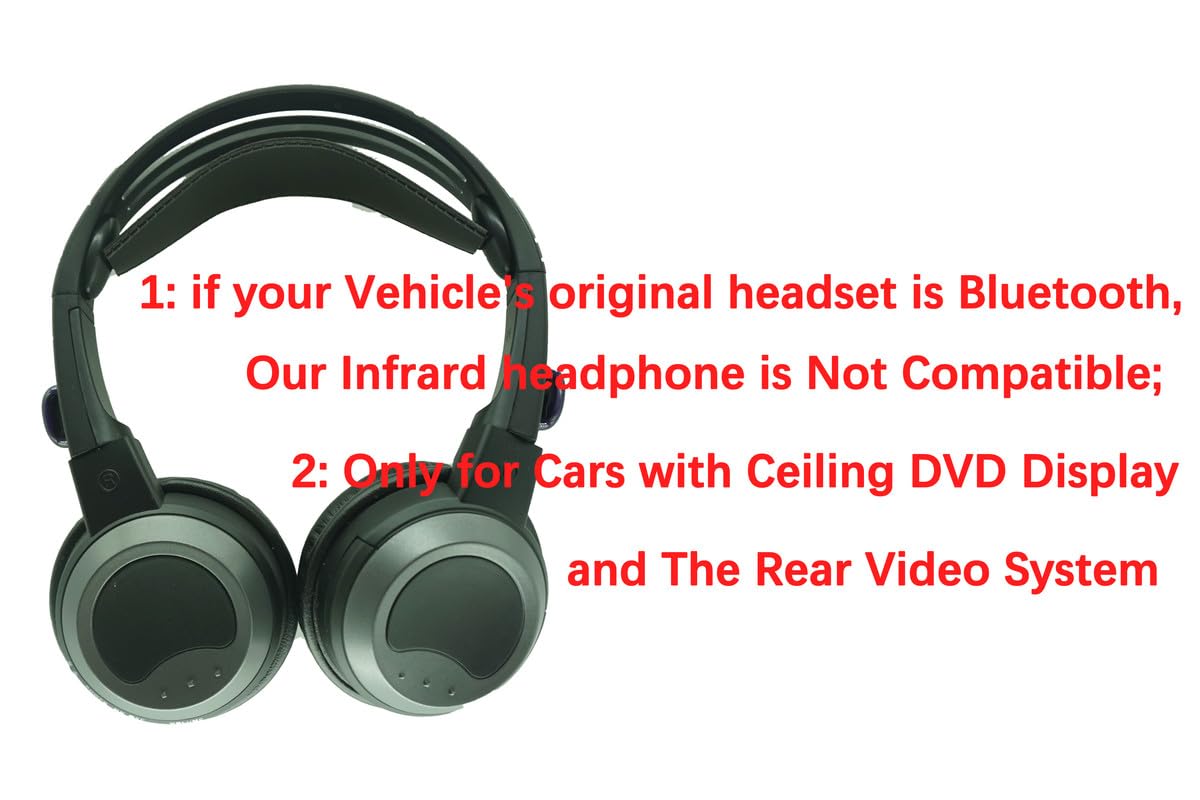 Cadillac ワイヤレスヘッドホン 2台 リモコンセット 23140631 2017-2021 Cadillac Escalade 2 Headphones 2 Remote for Overhead DVD